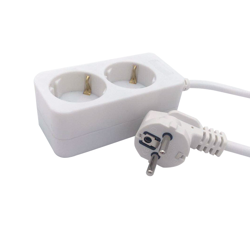 Anti-oxidatie 2 Uitschakels EU Standaard socket zonder schakelaar Anti-oxidatie 2 Uitschakels EU Standaard socket zonder schakelaar