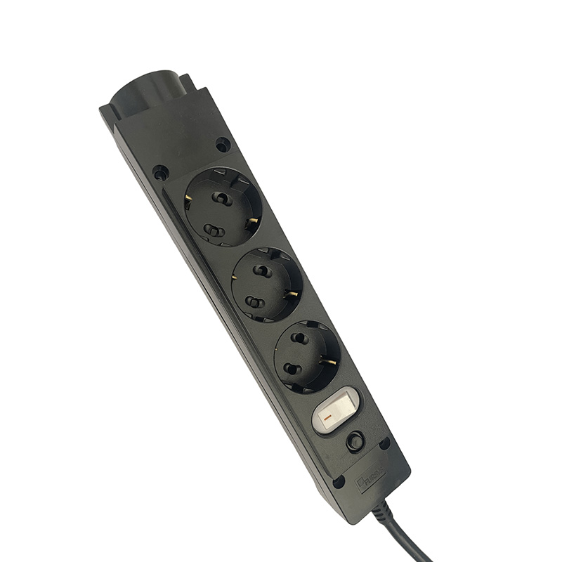 Power Saving Black 4 Outlets KC Standard Sockets met Switch Power Saving Black 4 Outlets KC Standard Sockets met Switch