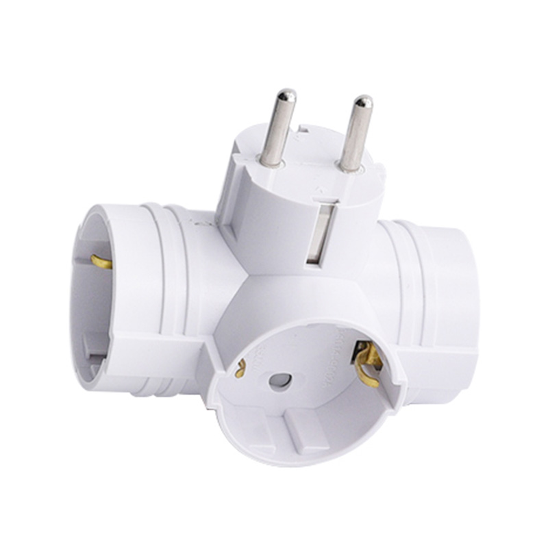 Meerdere apparaat draadloze T -vorm 3 in 1 socket zonder schakelaar Meerdere apparaat draadloze T -vorm 3 in 1 socket zonder schakelaar